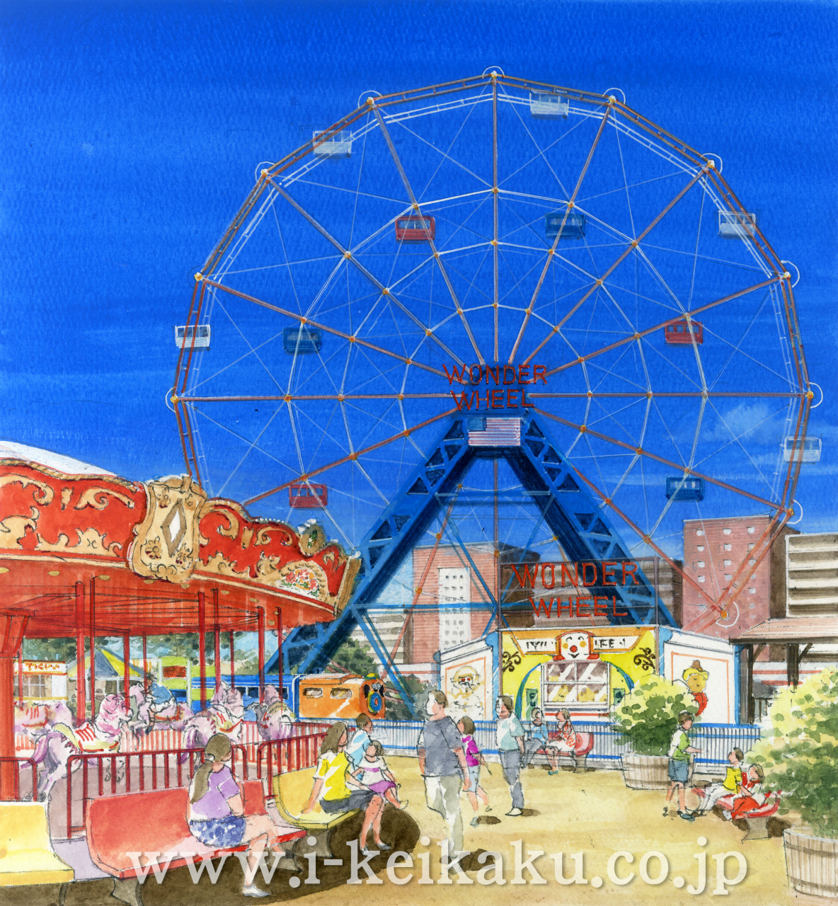 建築パース制作の意匠計画 制作実績 手描きパース